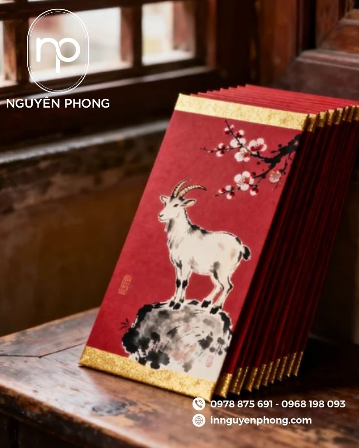 In bao lì xì tại Nguyên Phong, mang đến may mắn và tài lộc cho năm mới